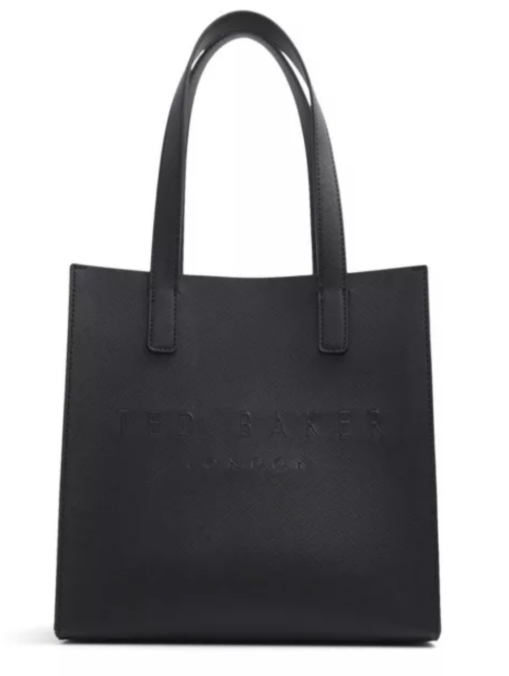 Ted Baker Seacon Black Crosshatch Tote